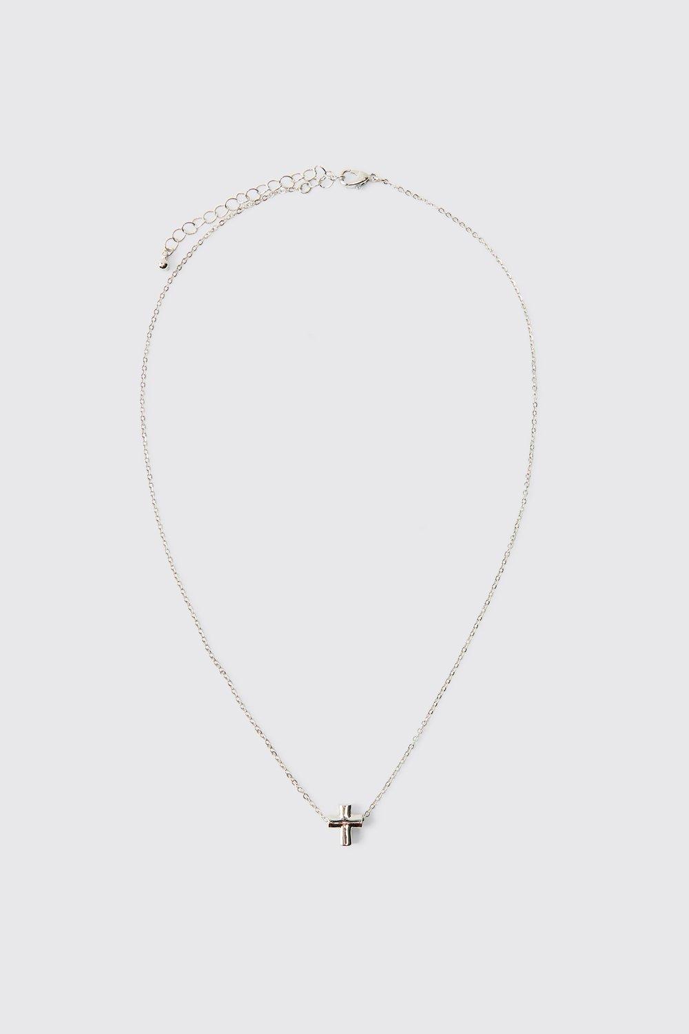 Image of Cross Necklace, Grigio