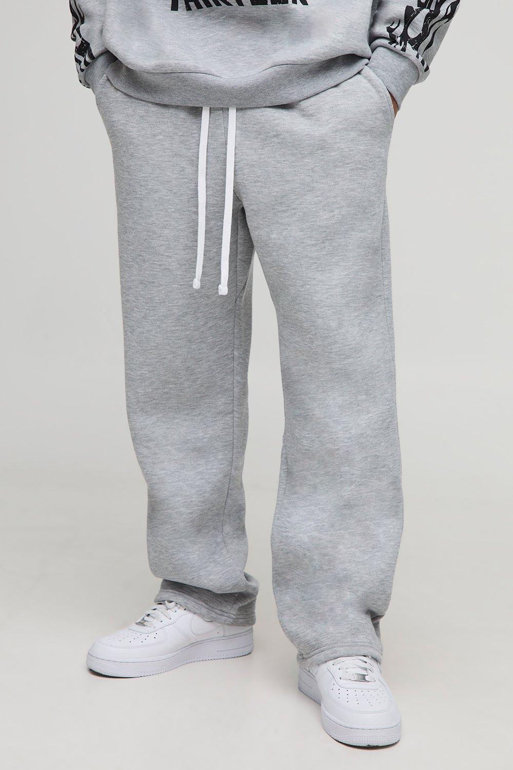 Image of Basic Baggy Drop Crotch Jogger, Grigio