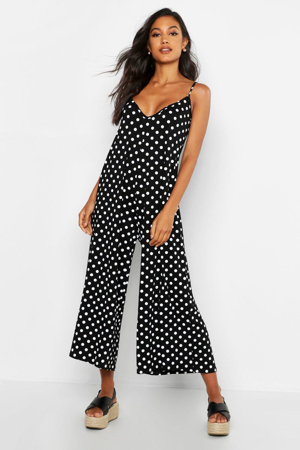 polka dot jumpsuit canada