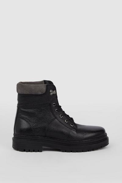 Tecnic Austin Wide Fit Chunky Leather Boot
