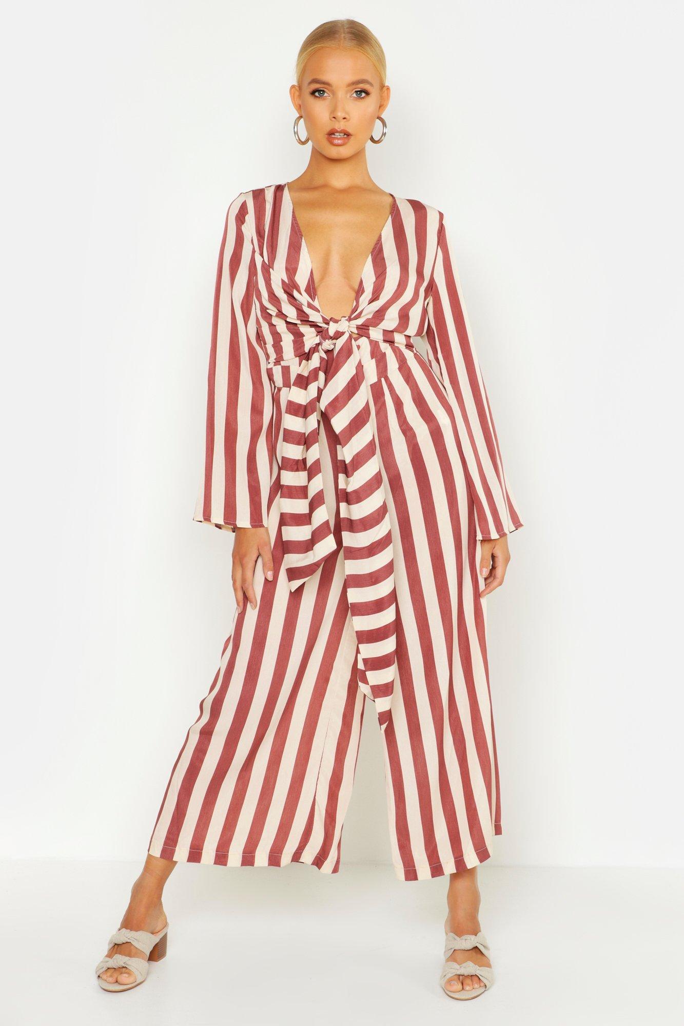 flare sleeve jumpsuit