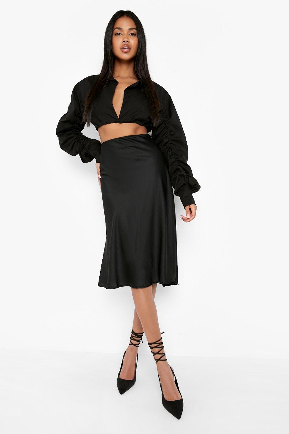 

Юбка из легкой ткани, Black