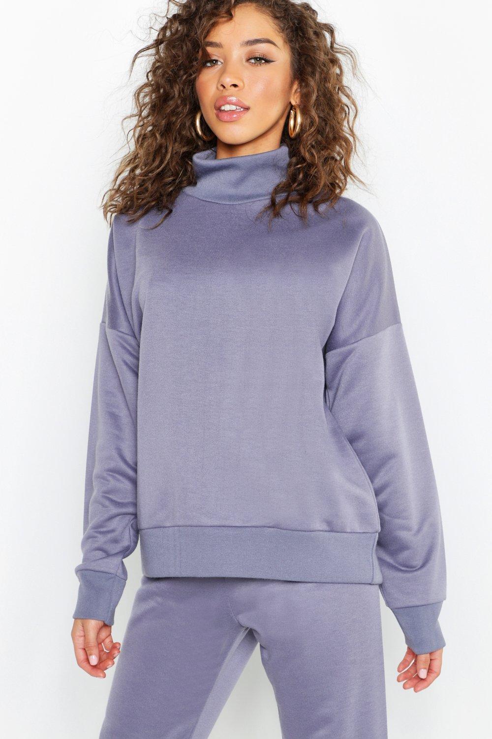 roll neck sweatshirt