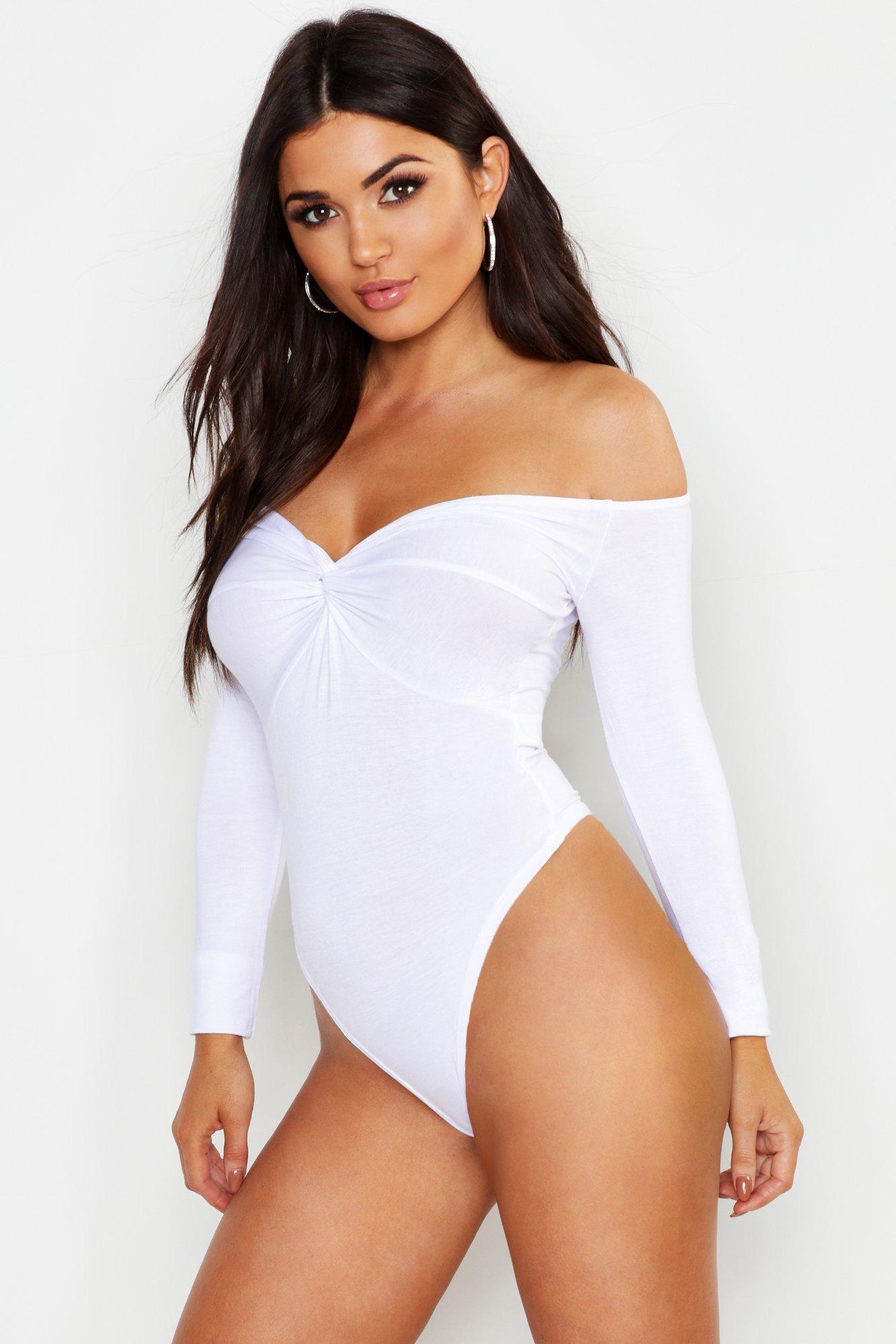 off the shoulder bodysuit