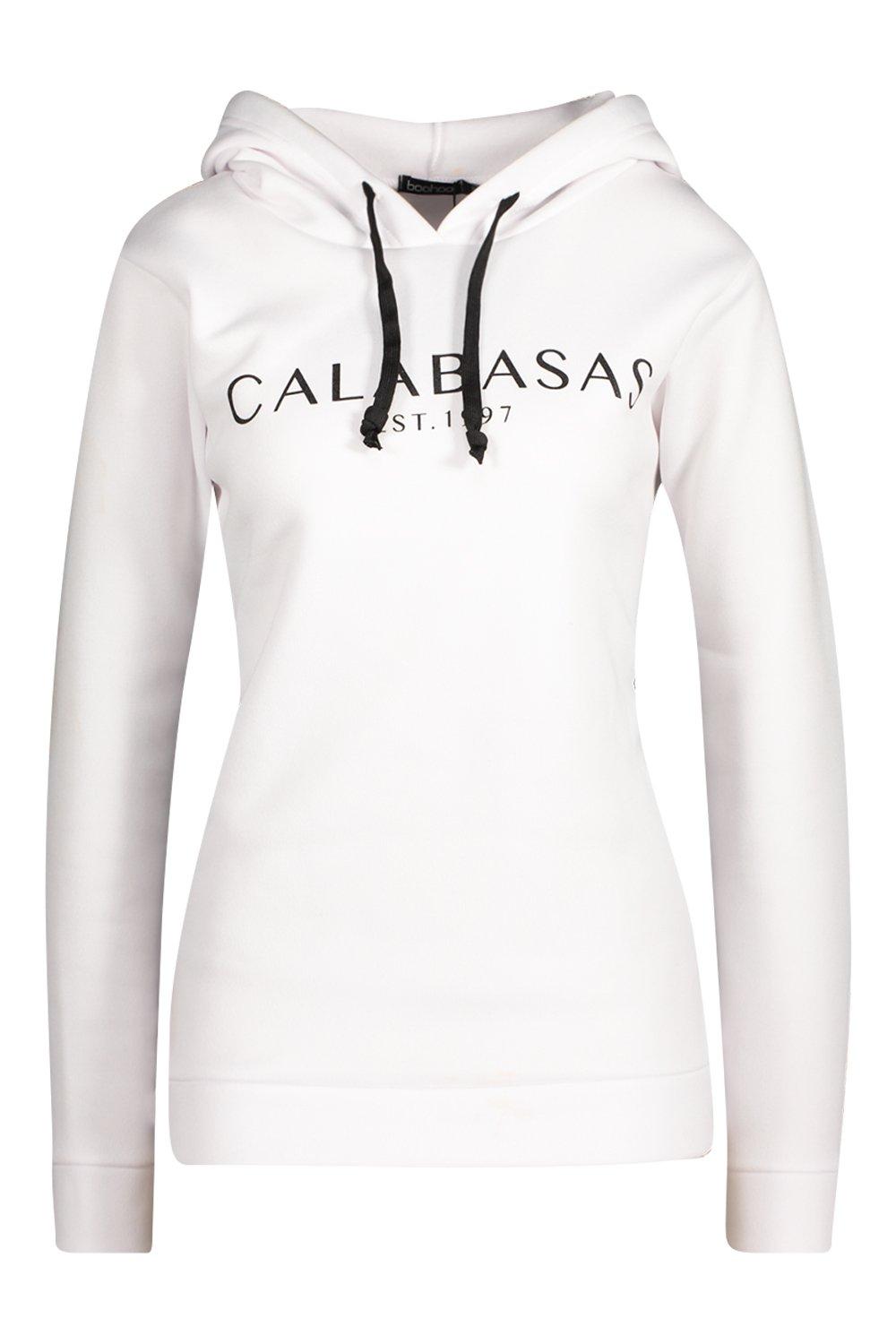 white calabasas sweatshirt