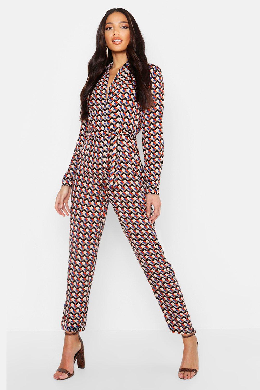 geo jumpsuit