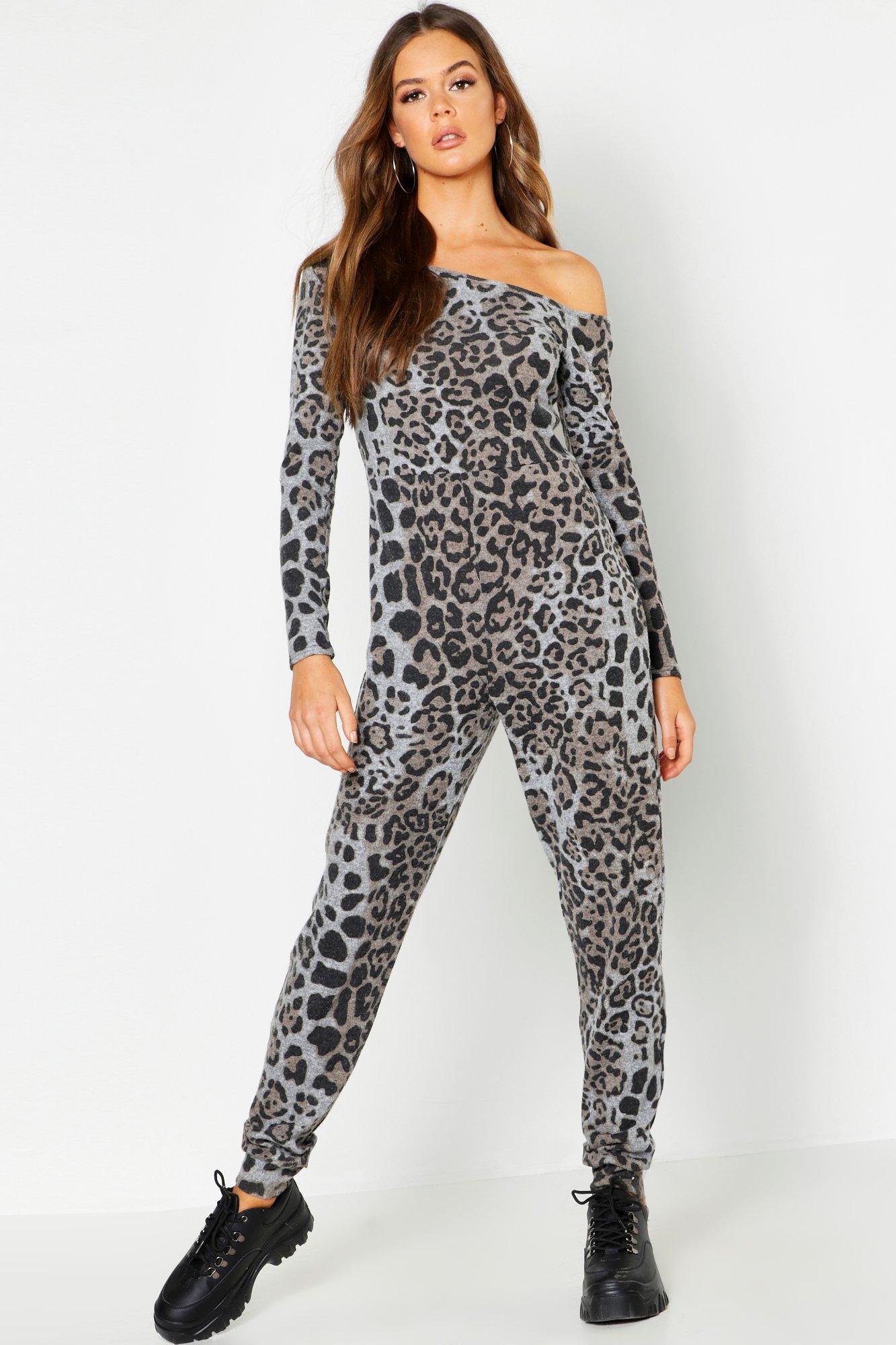 grey bardot jumpsuit
