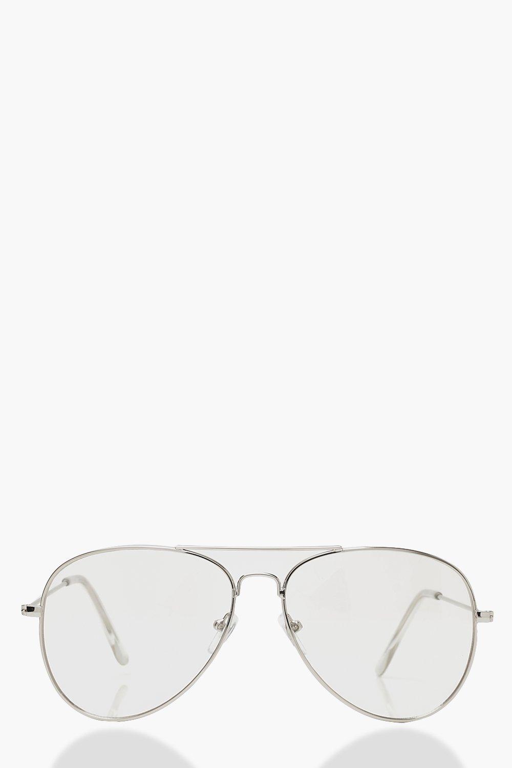 

Clear Lens Aviator Glasses