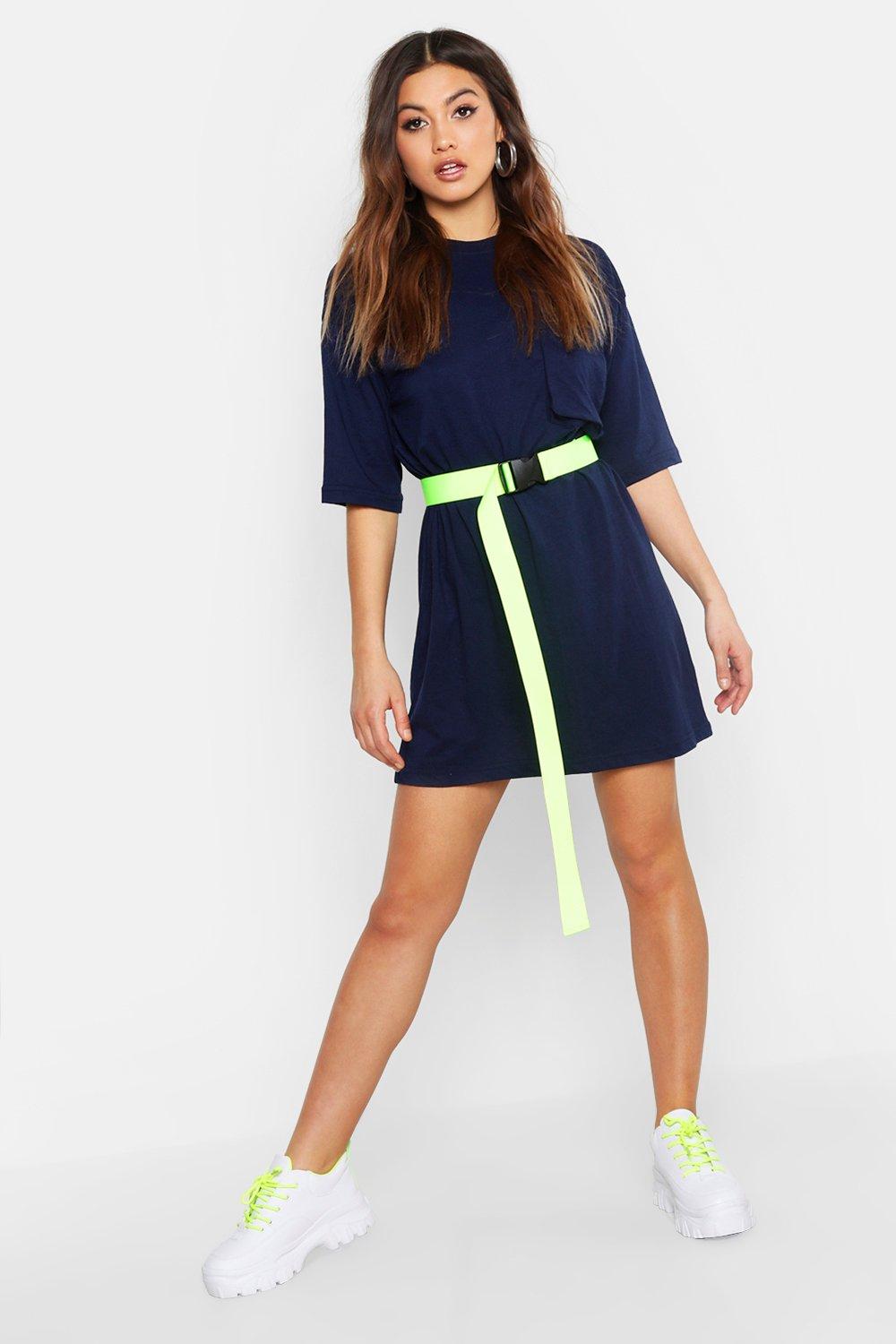 t shirt belt dress