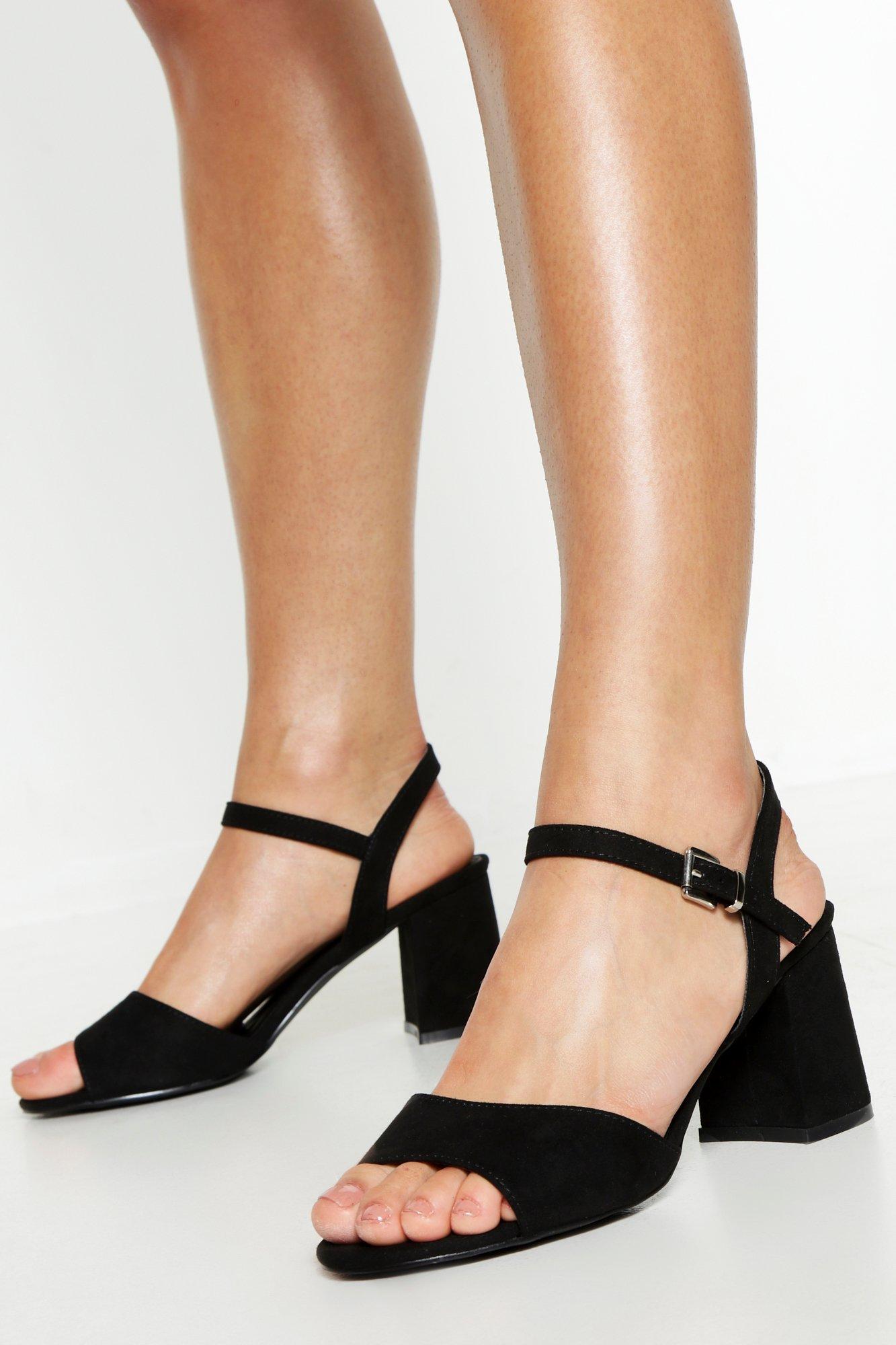 slip on heels wide fit
