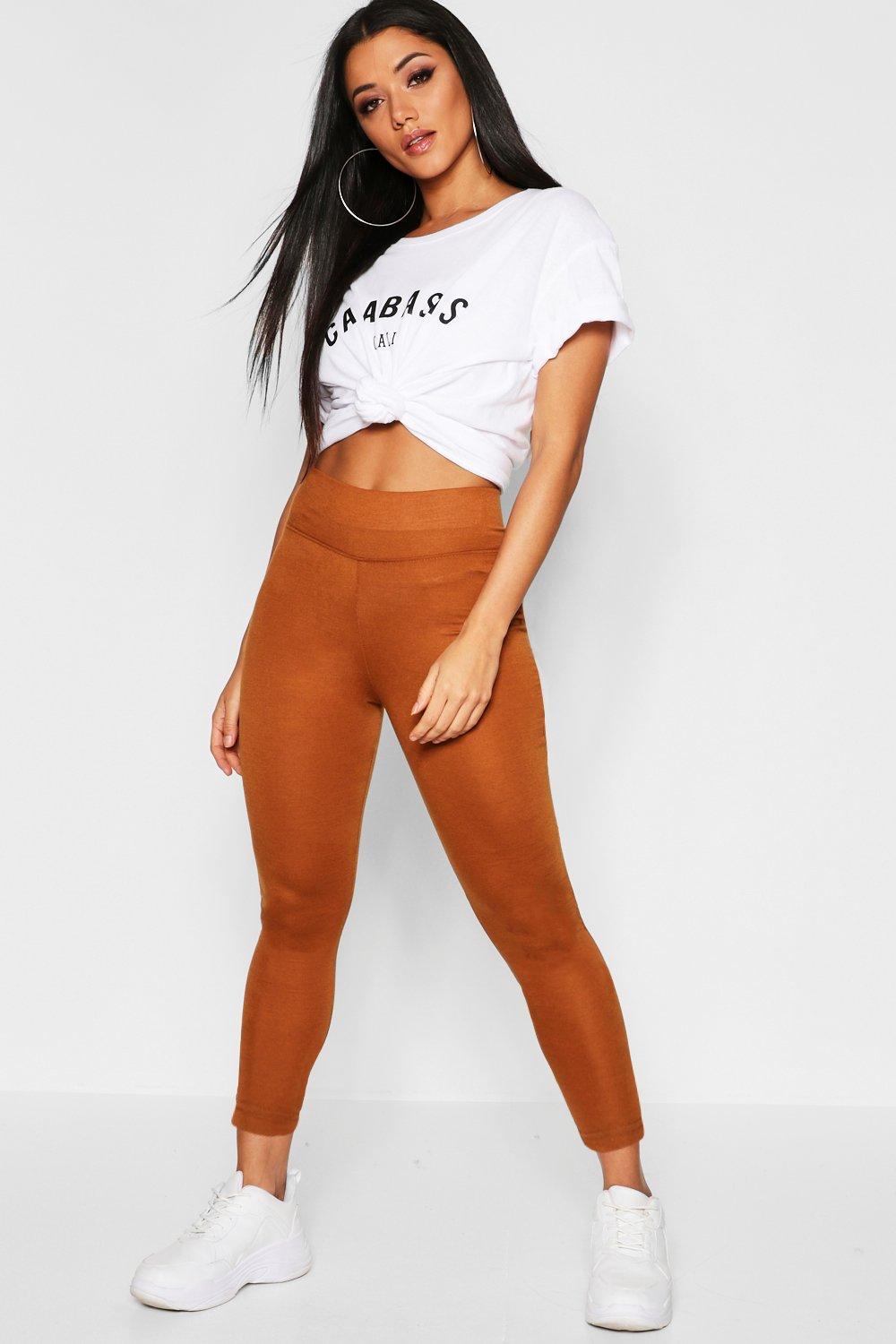 

Базовые леггинсы с высокой талией, Camel