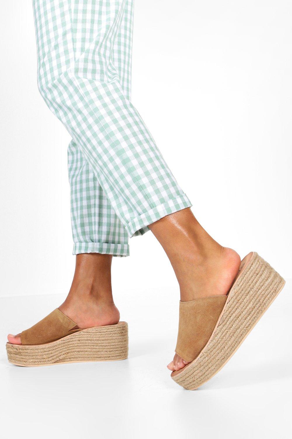 tan suede espadrille wedges