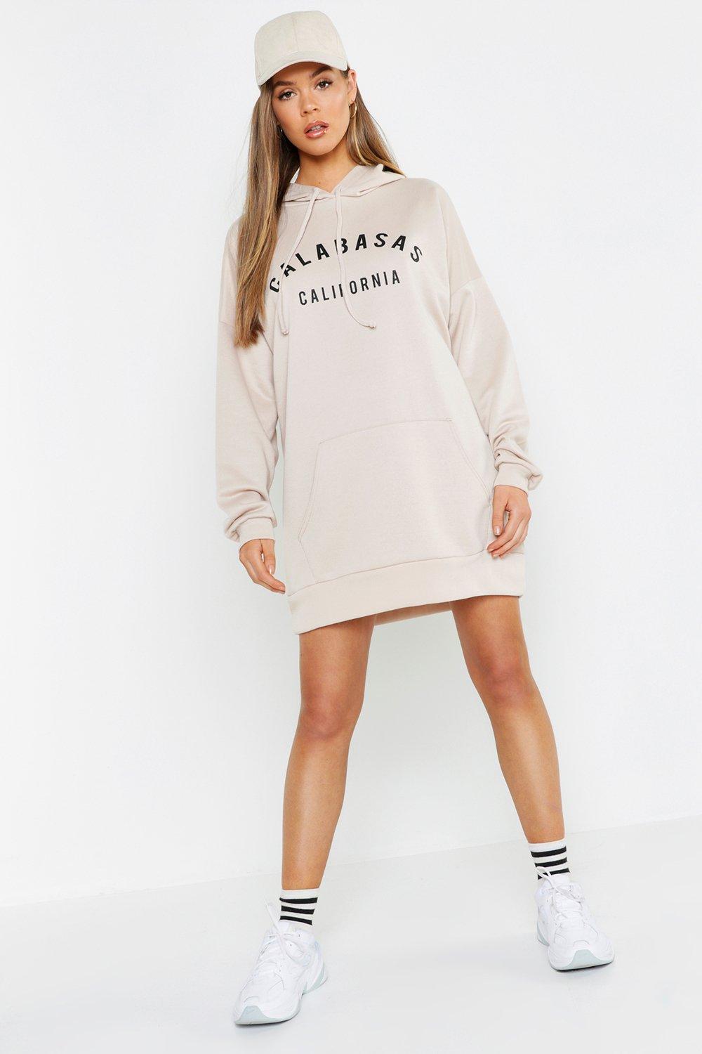 sweat hoodie dress