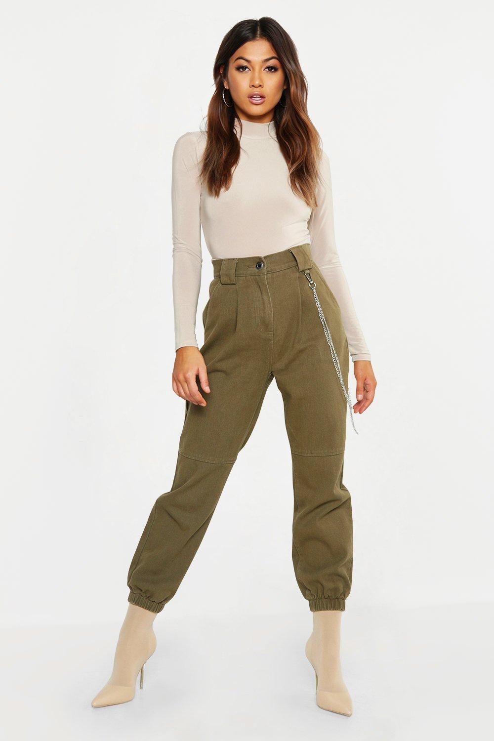 

Джинсы с накладными карманами, Khaki