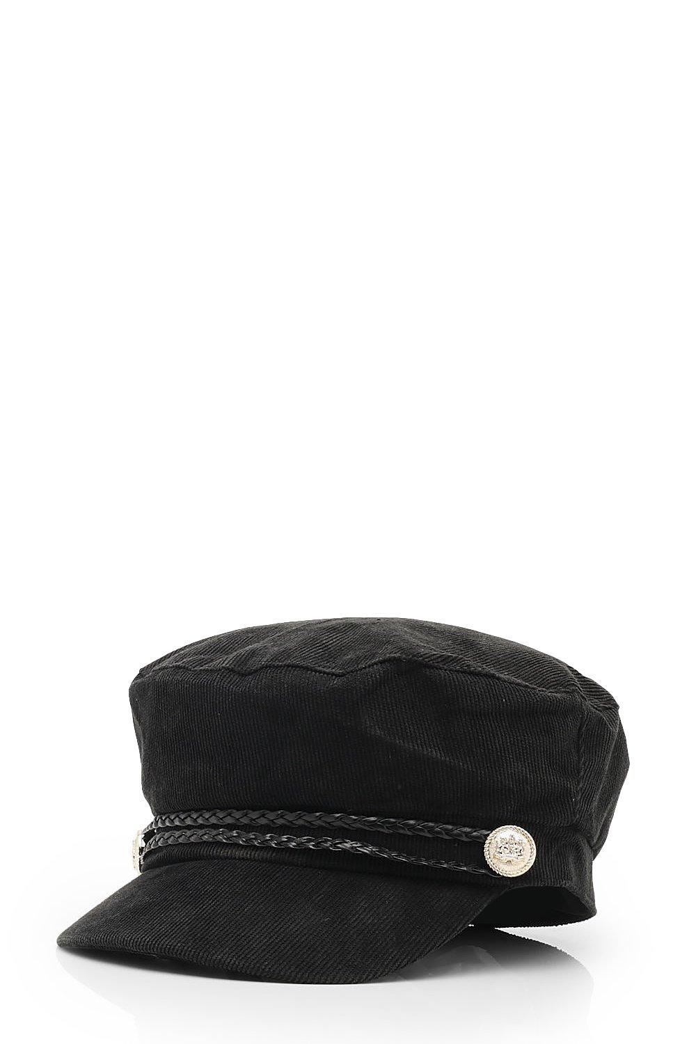 

Вельветовая фуражка, Black