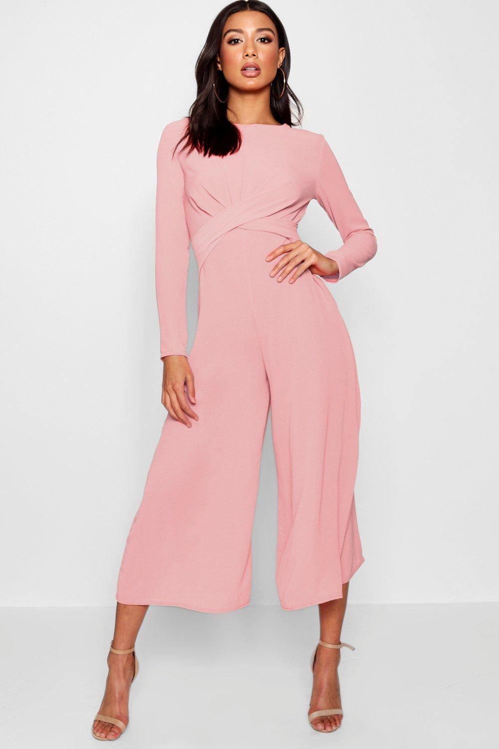 womens blush jumpsuit