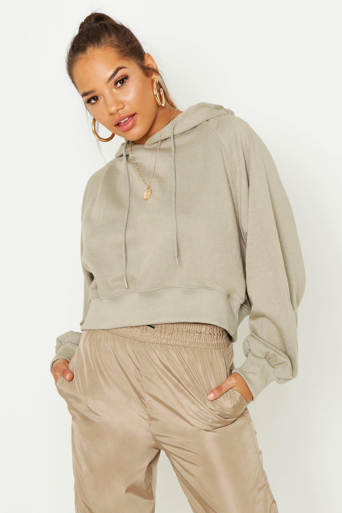 

Укороченные худи, Grey