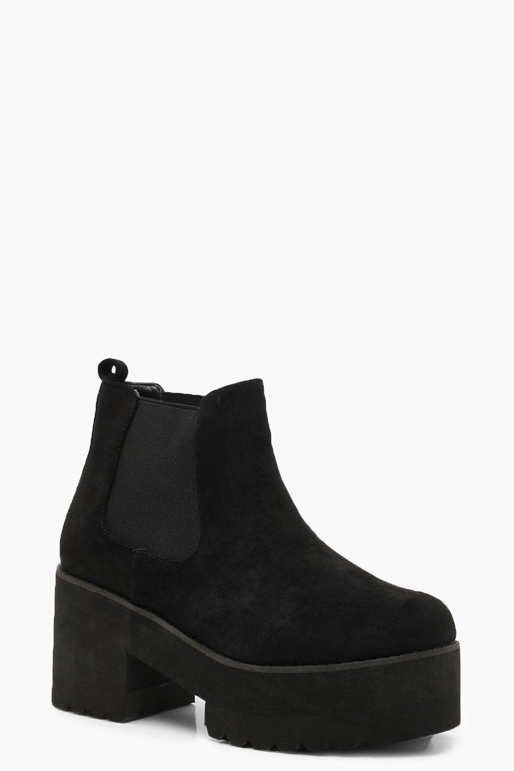 chelsea boots chunky sole