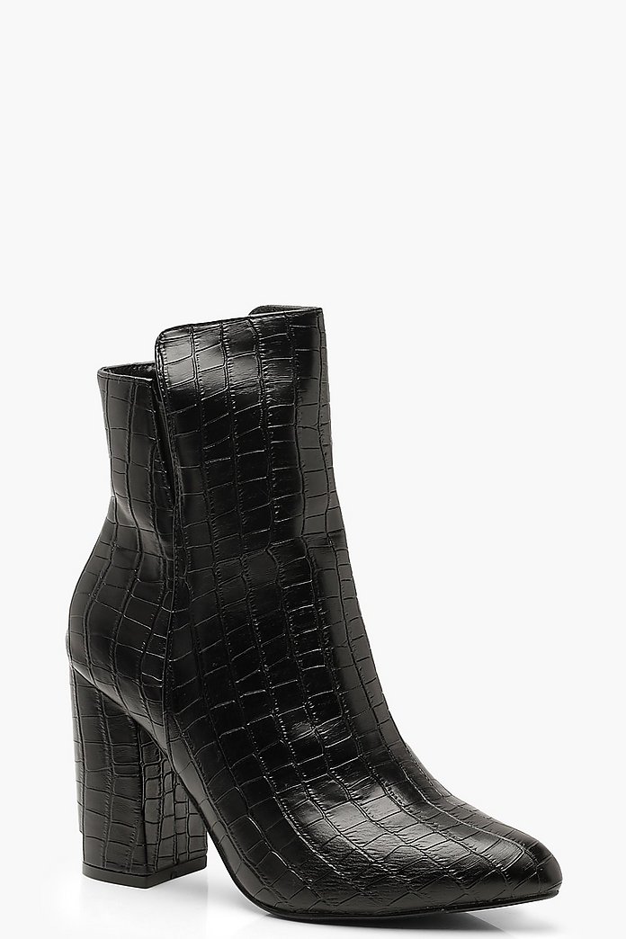 Stiefeletten in Kroko Optik | ORSAY Stiefeletten in Kroko Optik | ORSAY