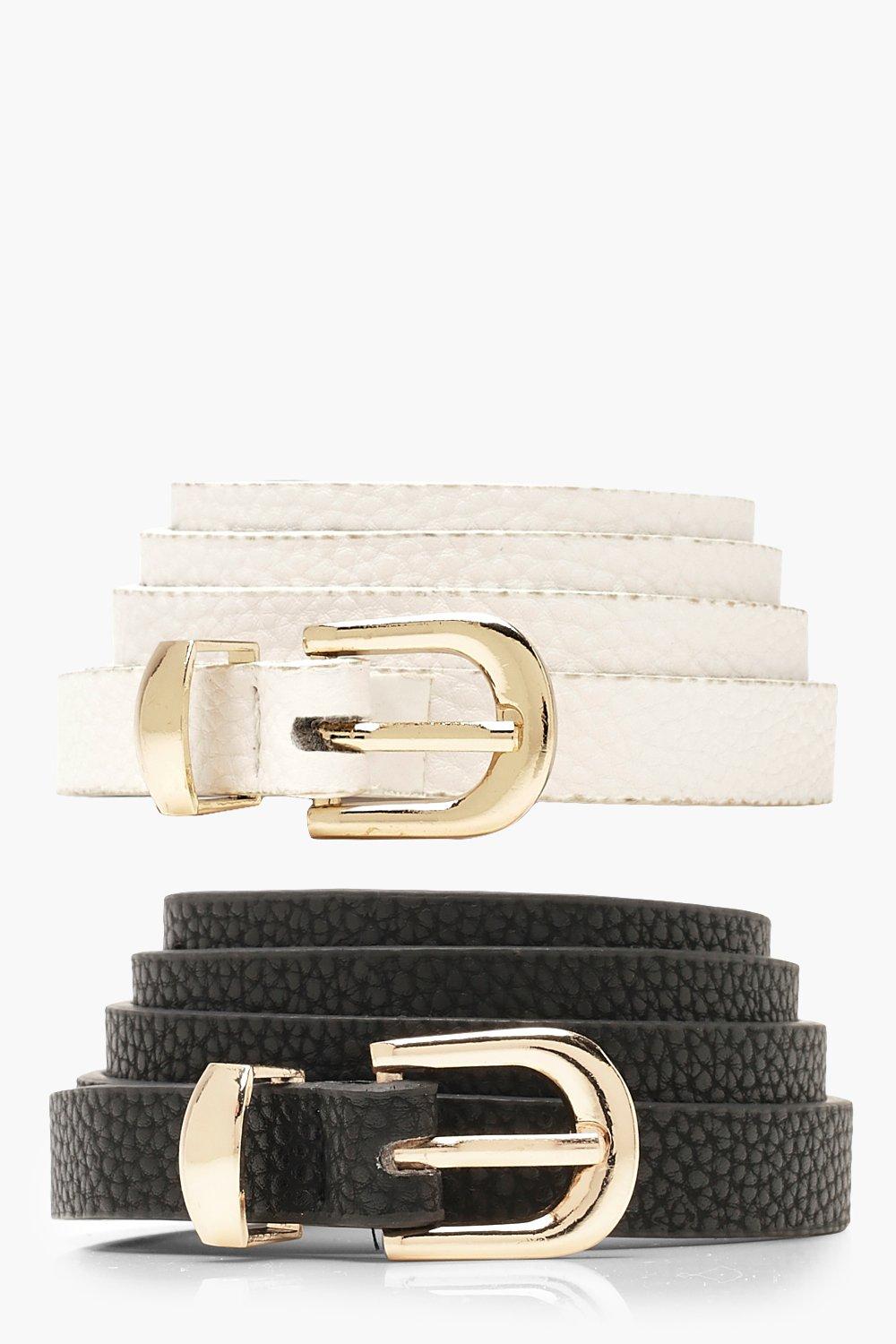 Click to view product details and reviews for Womens 2 Pack Basic Skinny Belt Multi One Size Multi.