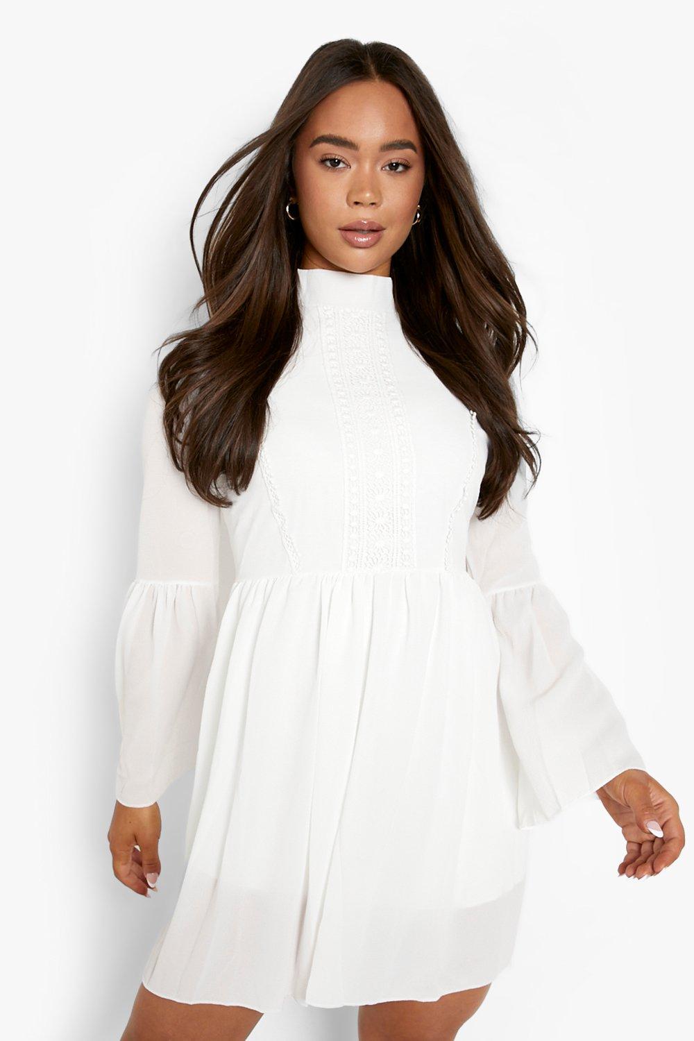 boohoo crochet dress
