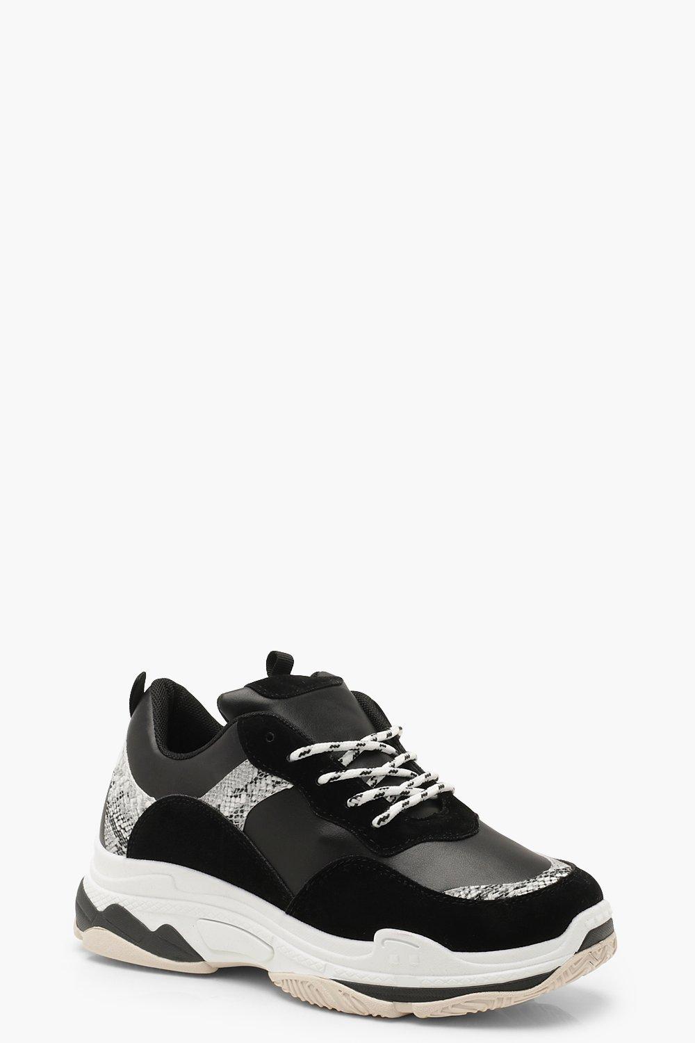 boohoo chunky trainers