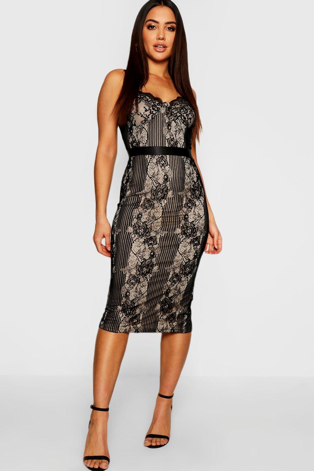 boohoo eyelash lace dress