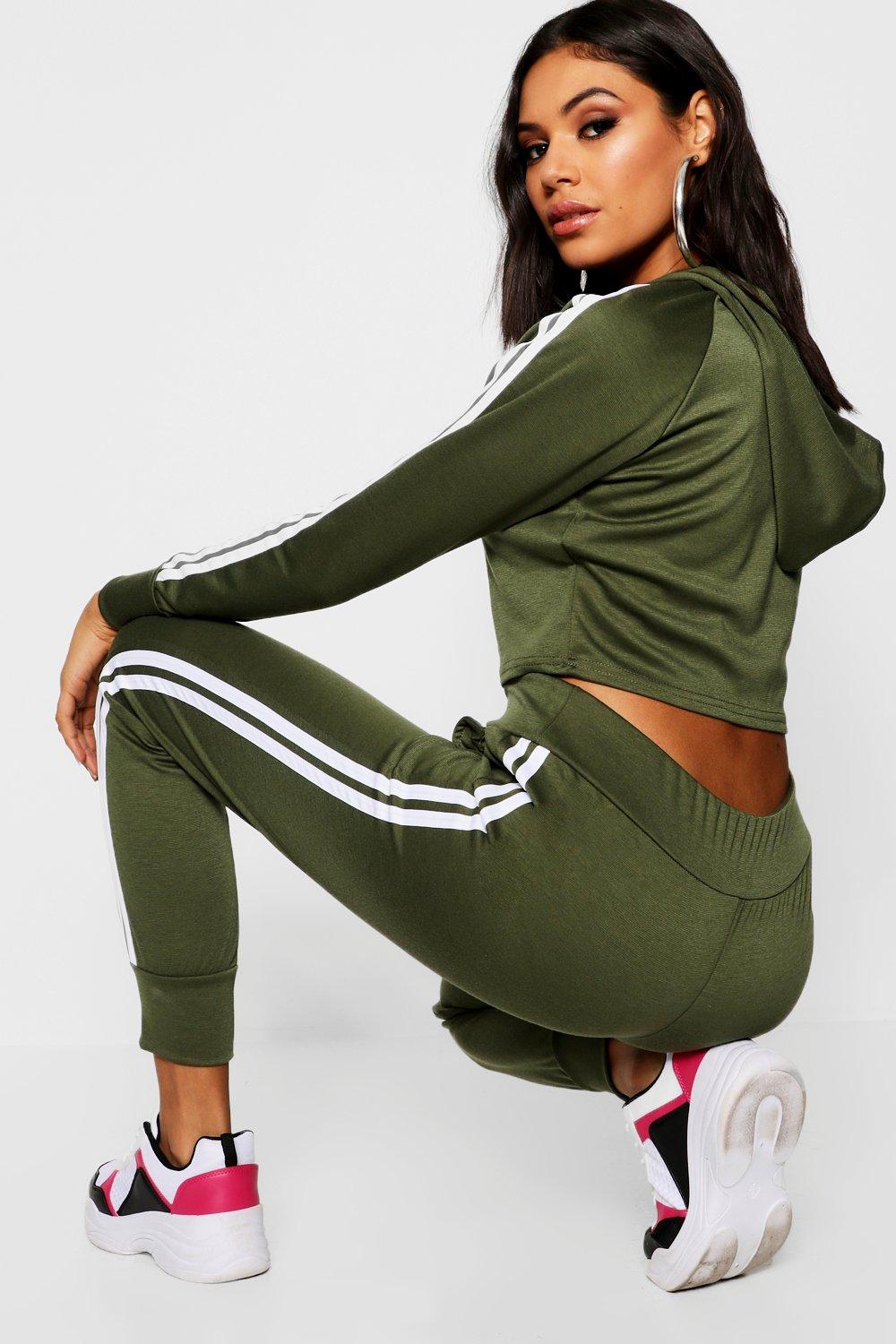 stripe tracksuit womens