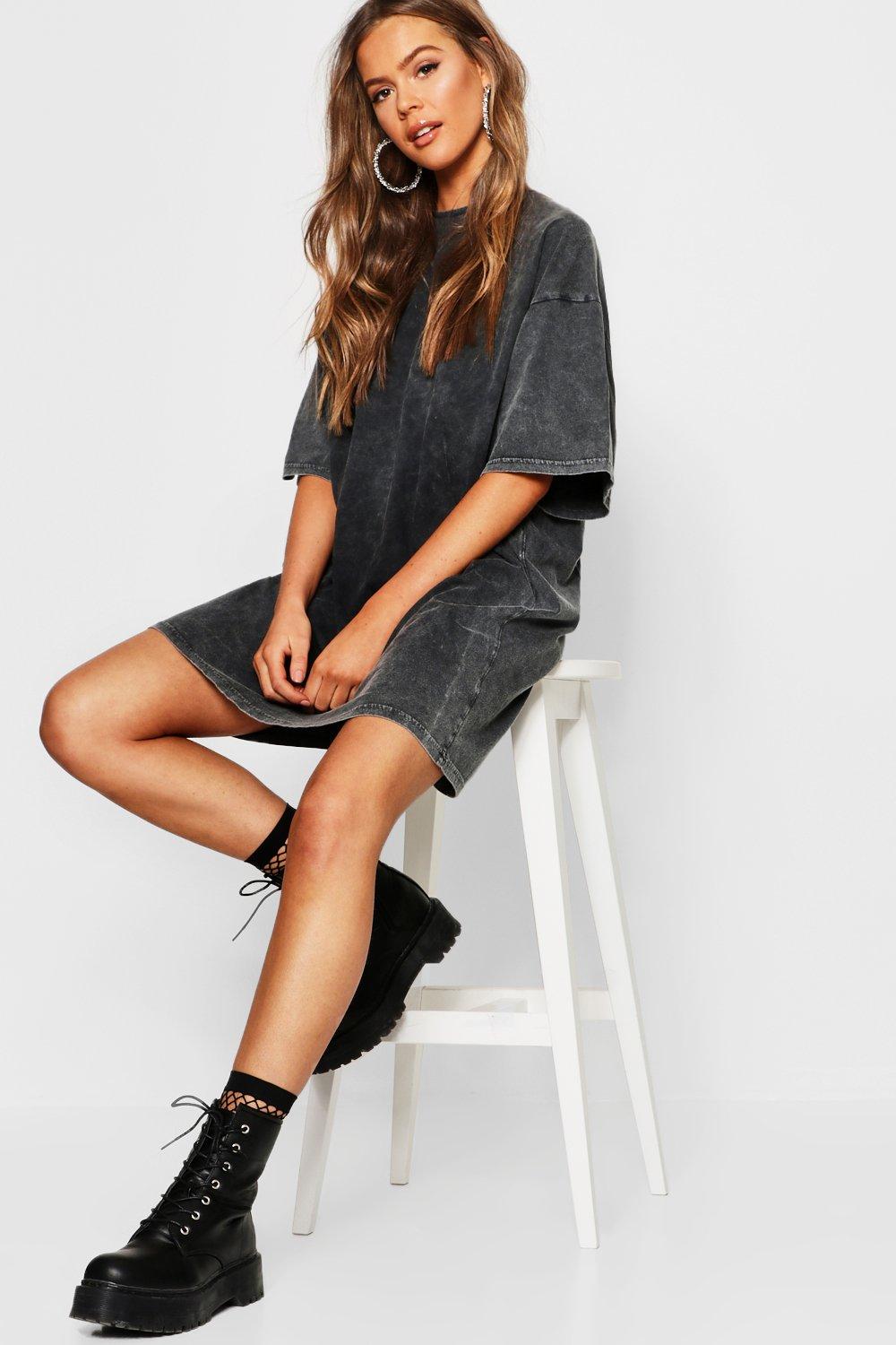 boohoo t shirt dress