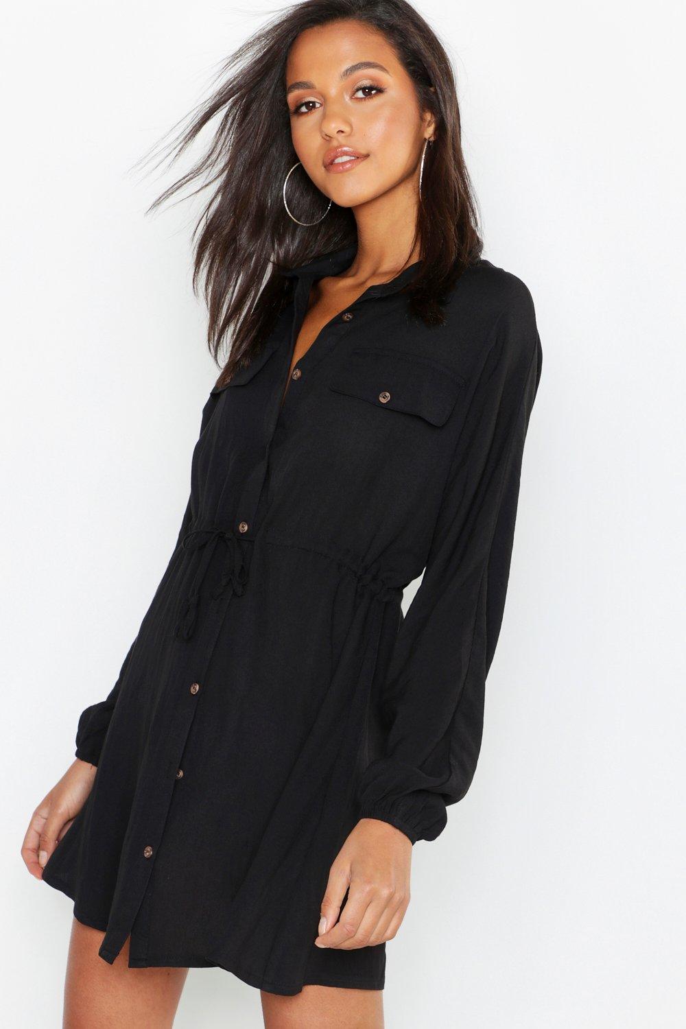 boohoo utility dress