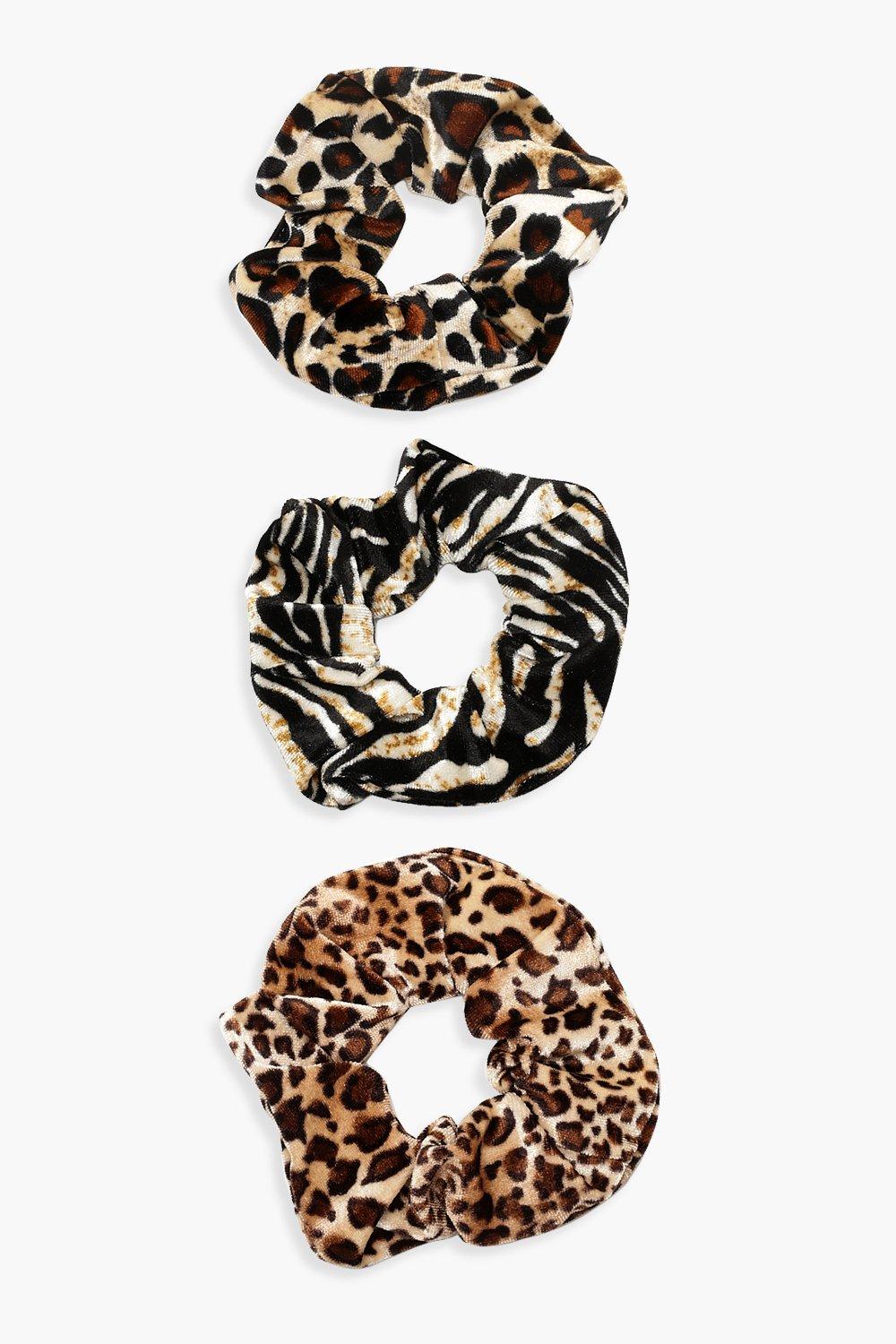 Click to view product details and reviews for Womens Mixed Animal Print 3 Pack Scrunchie Multi One Size Multi.