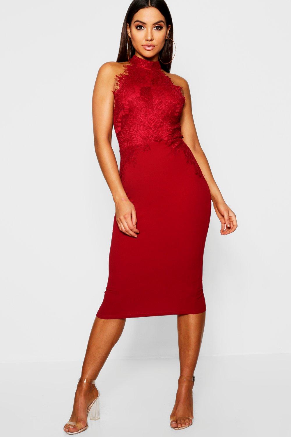 boohoo eyelash lace dress