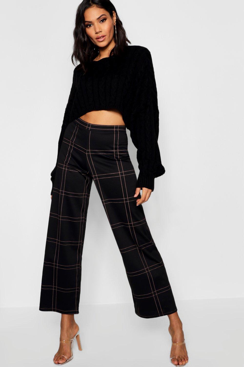 Wide Leg Trousers | Palazzo Pants, Flares & Baggy Trousers | boohoo