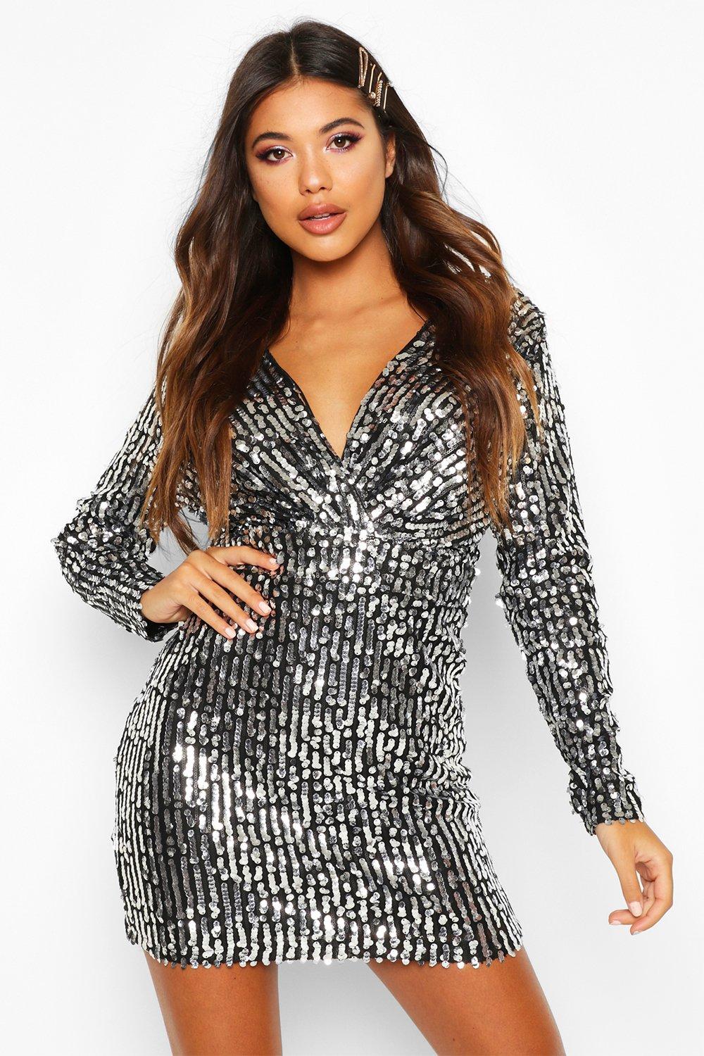 robe sequin cache cache