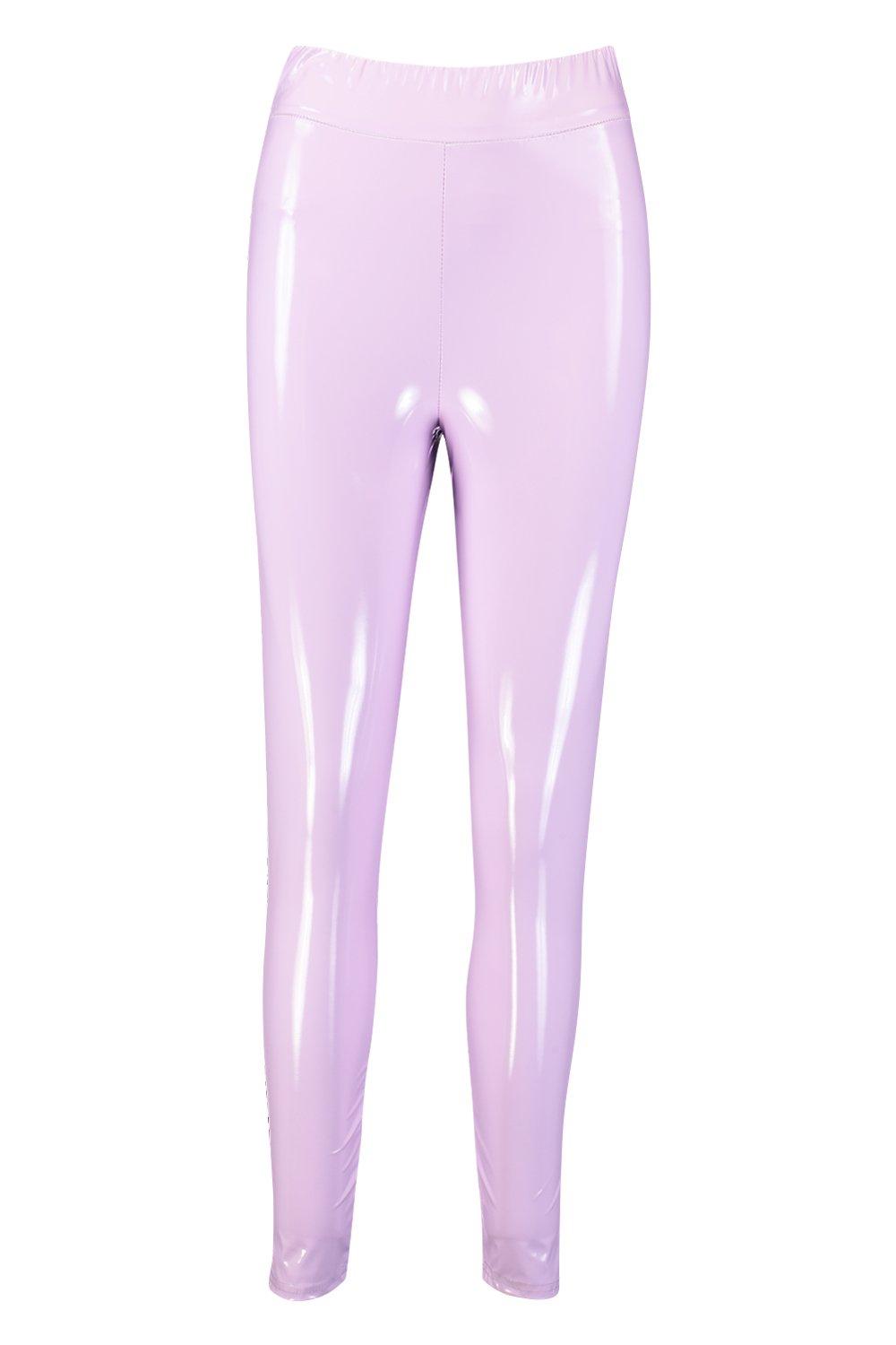 

Vinyl High Waist Leggings, Lilac