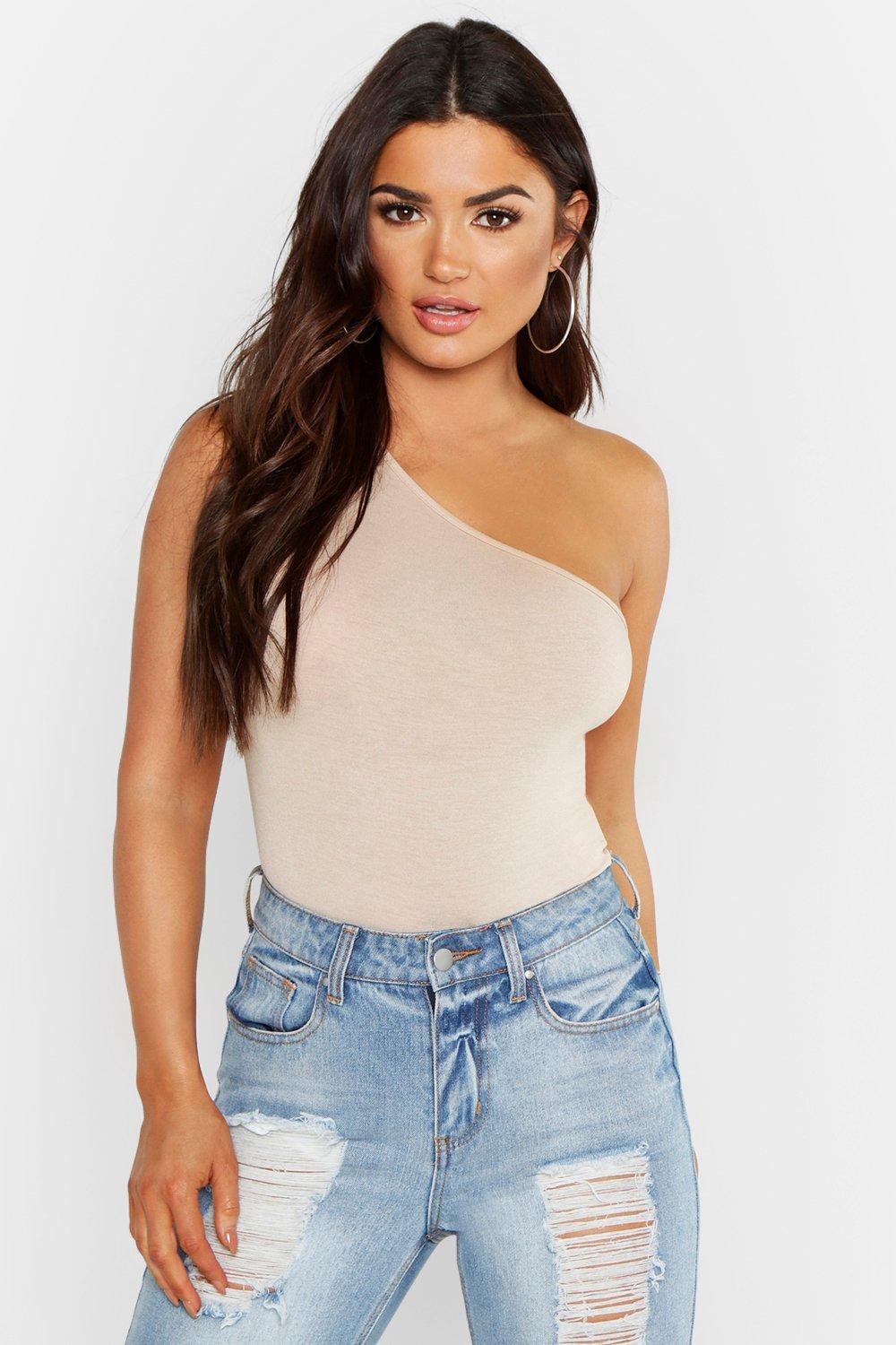 one shoulder bodysuit