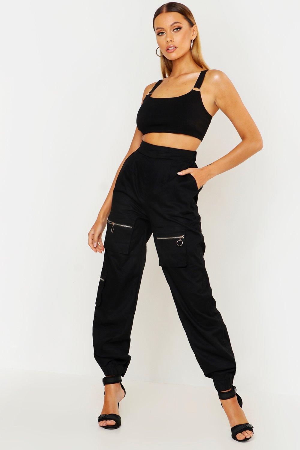 utility pocket cargo jogger trouser