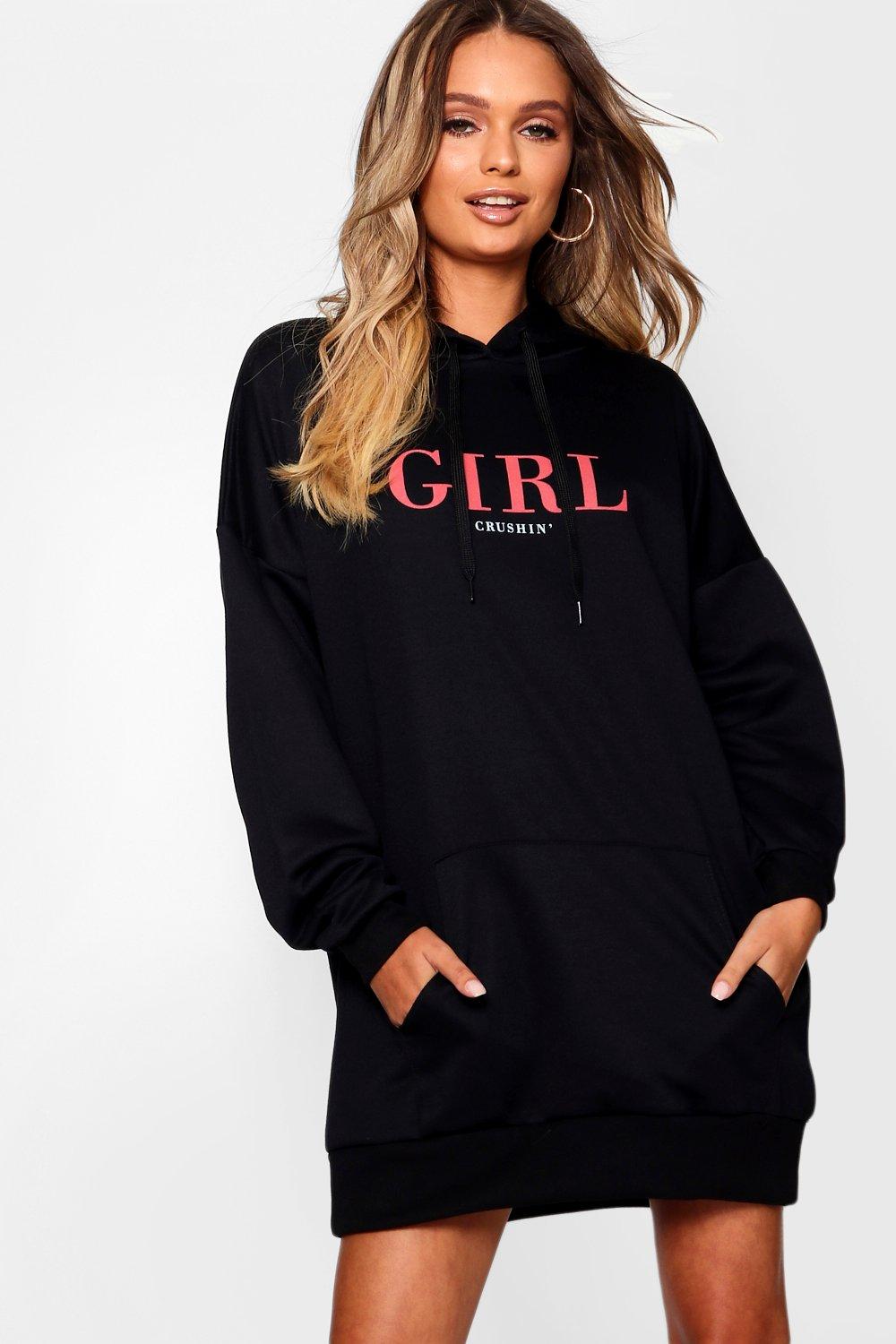 womens oversized hoodie dress