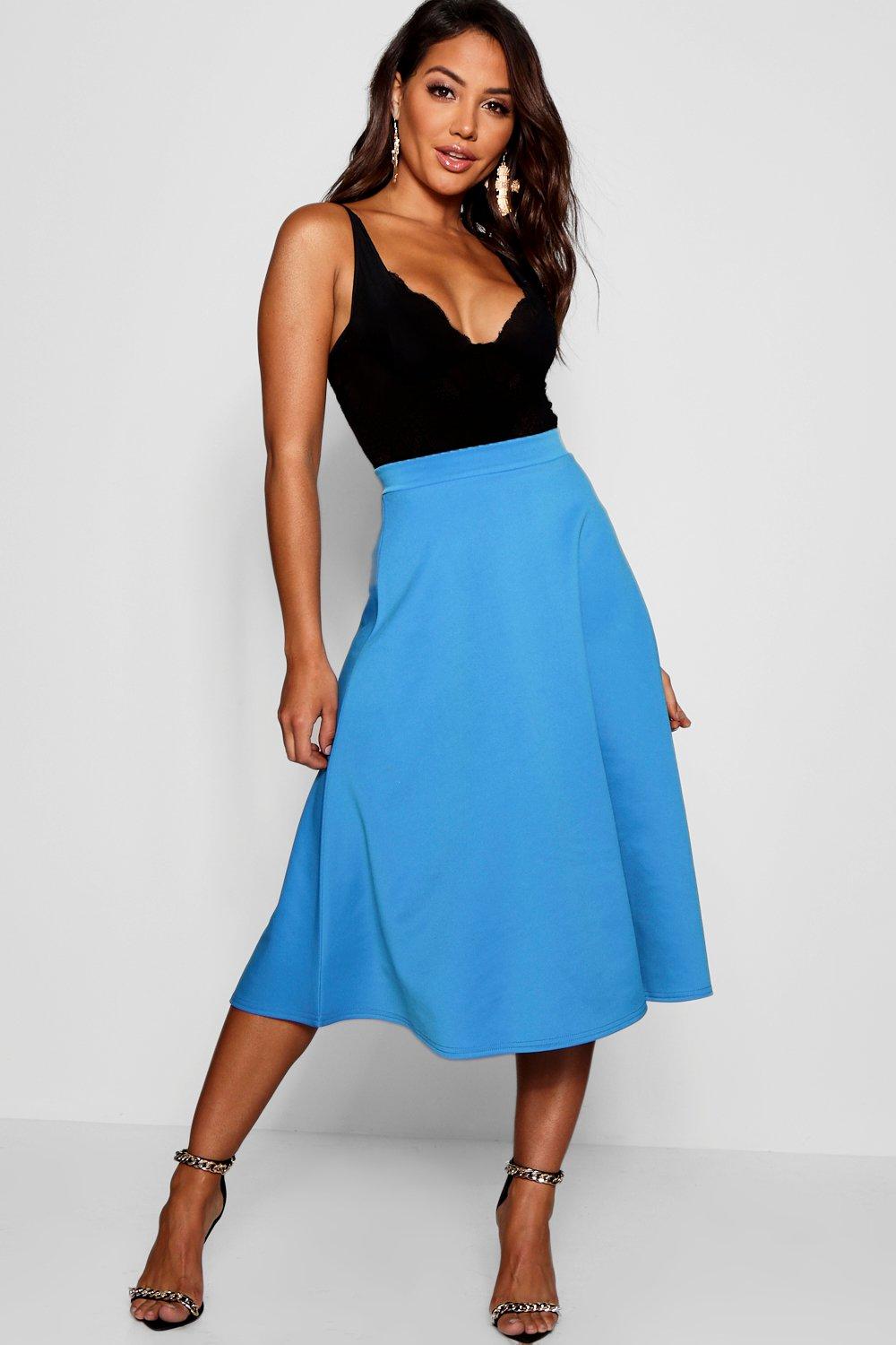 full circle midi skirt