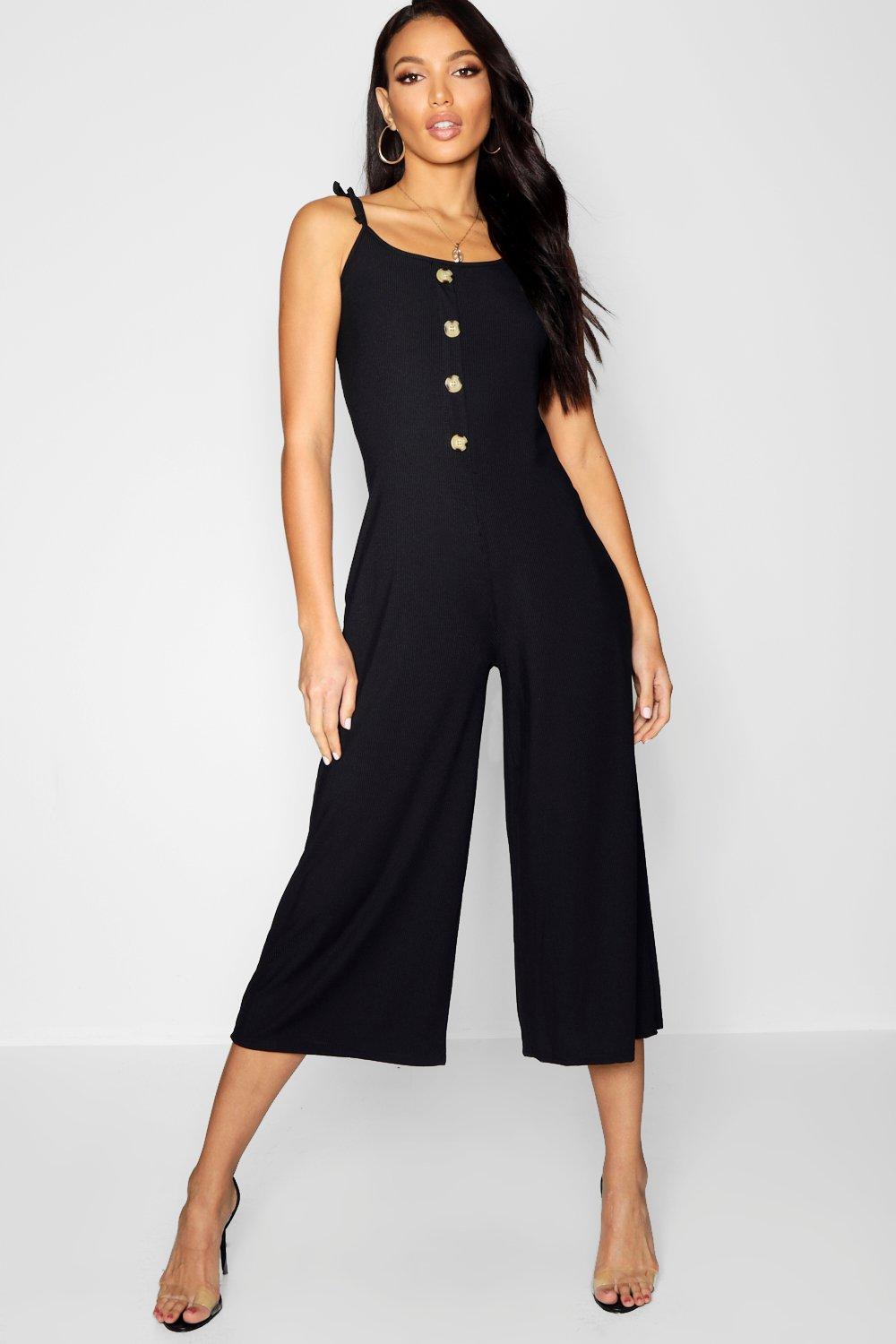 button culotte jumpsuit