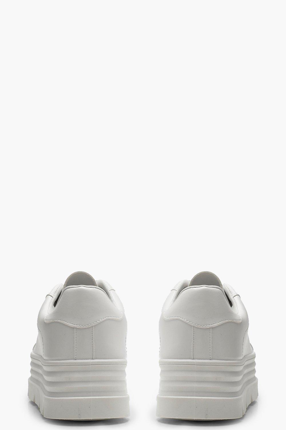 

Кроссовки на платформе, White