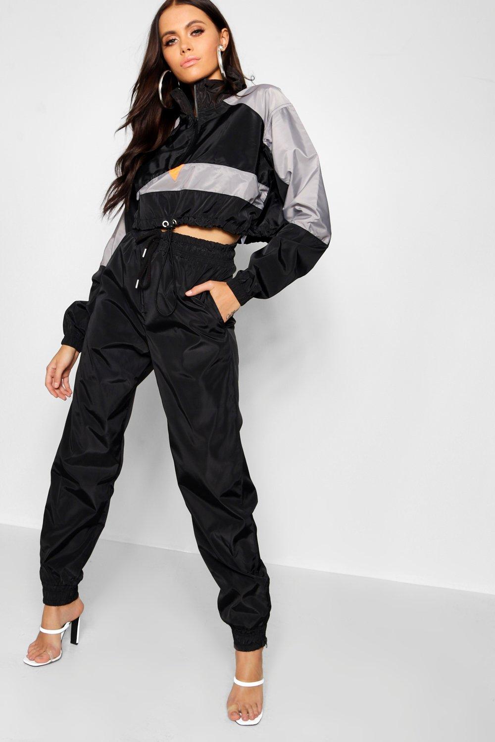 shell suit joggers womens