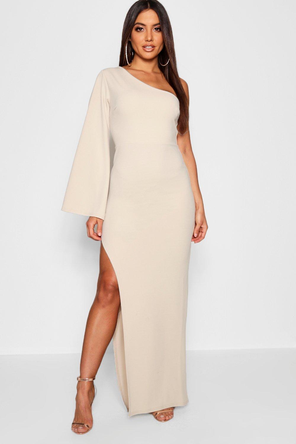 One Shoulder Maxi Dress