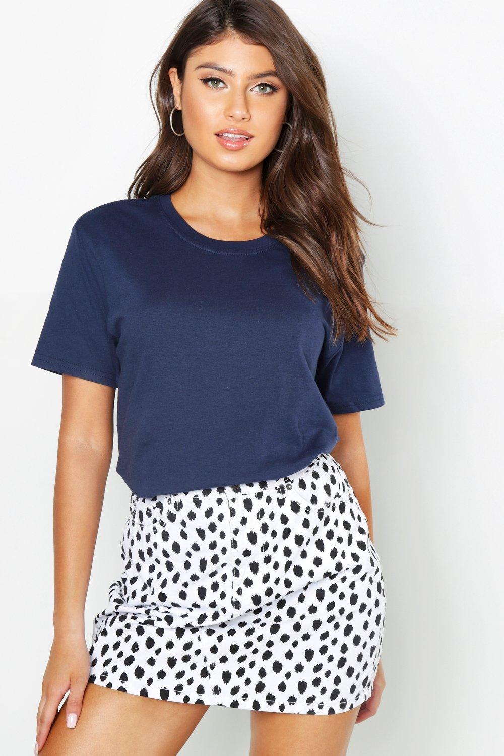 

Объемная футболка Basic, Navy