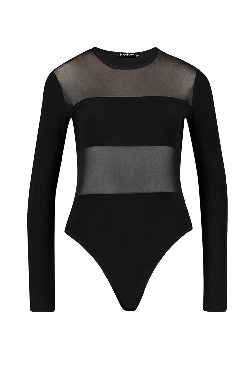 mesh panel bodysuit