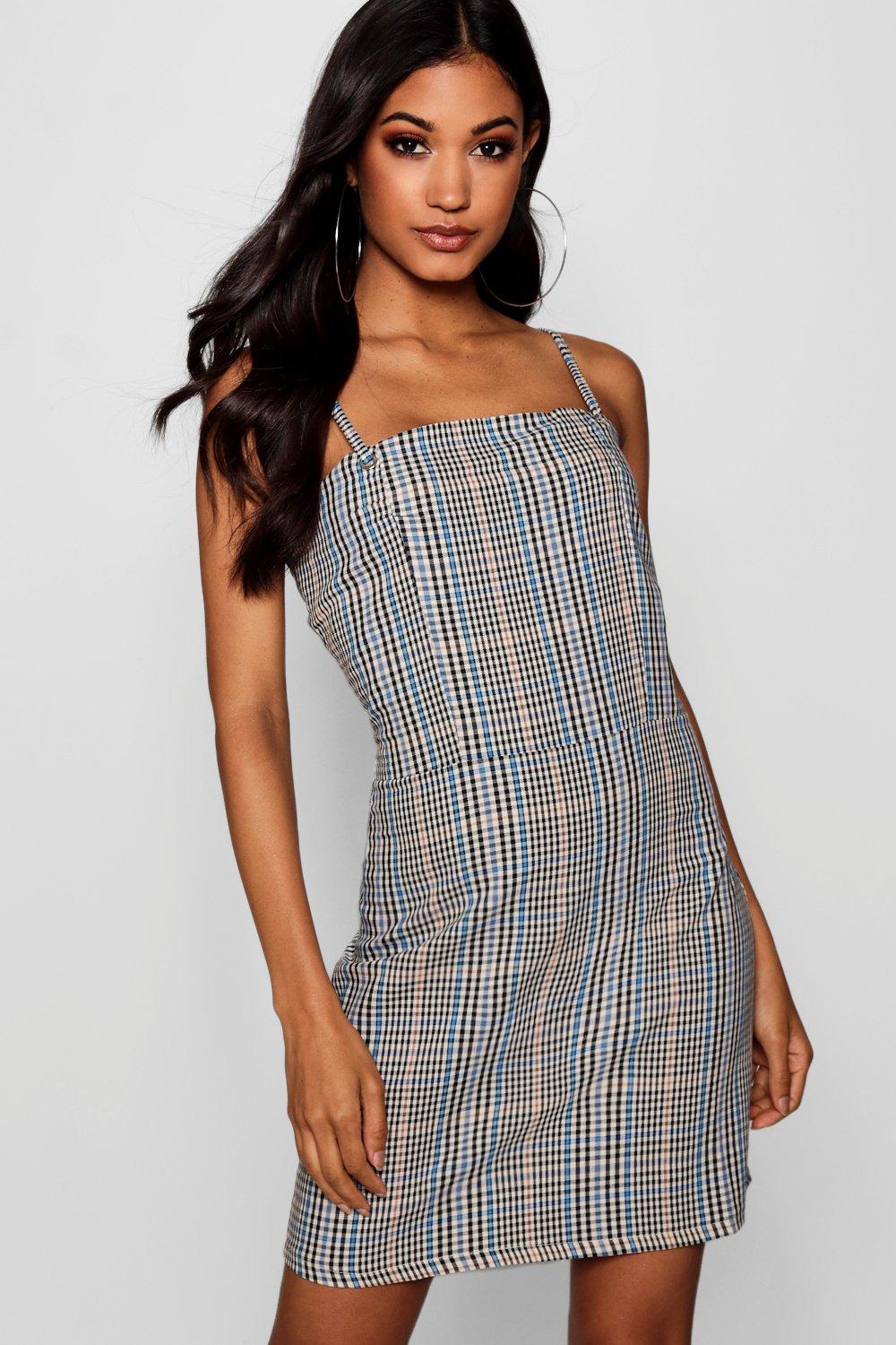 mini square neck dress