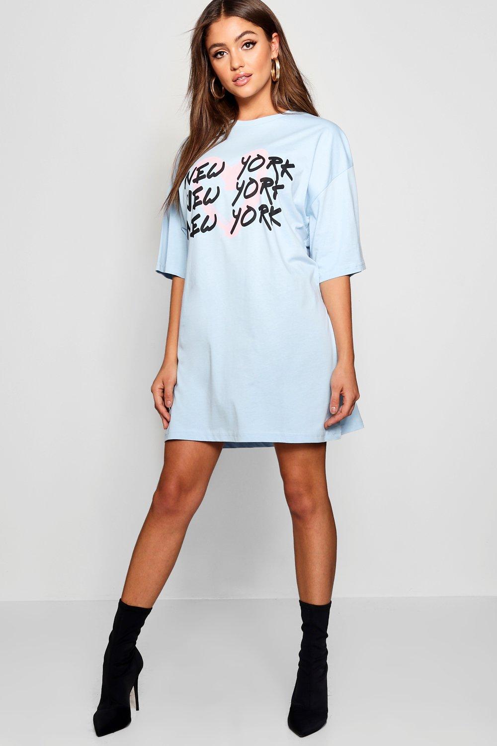 womens oversized t shirt dress