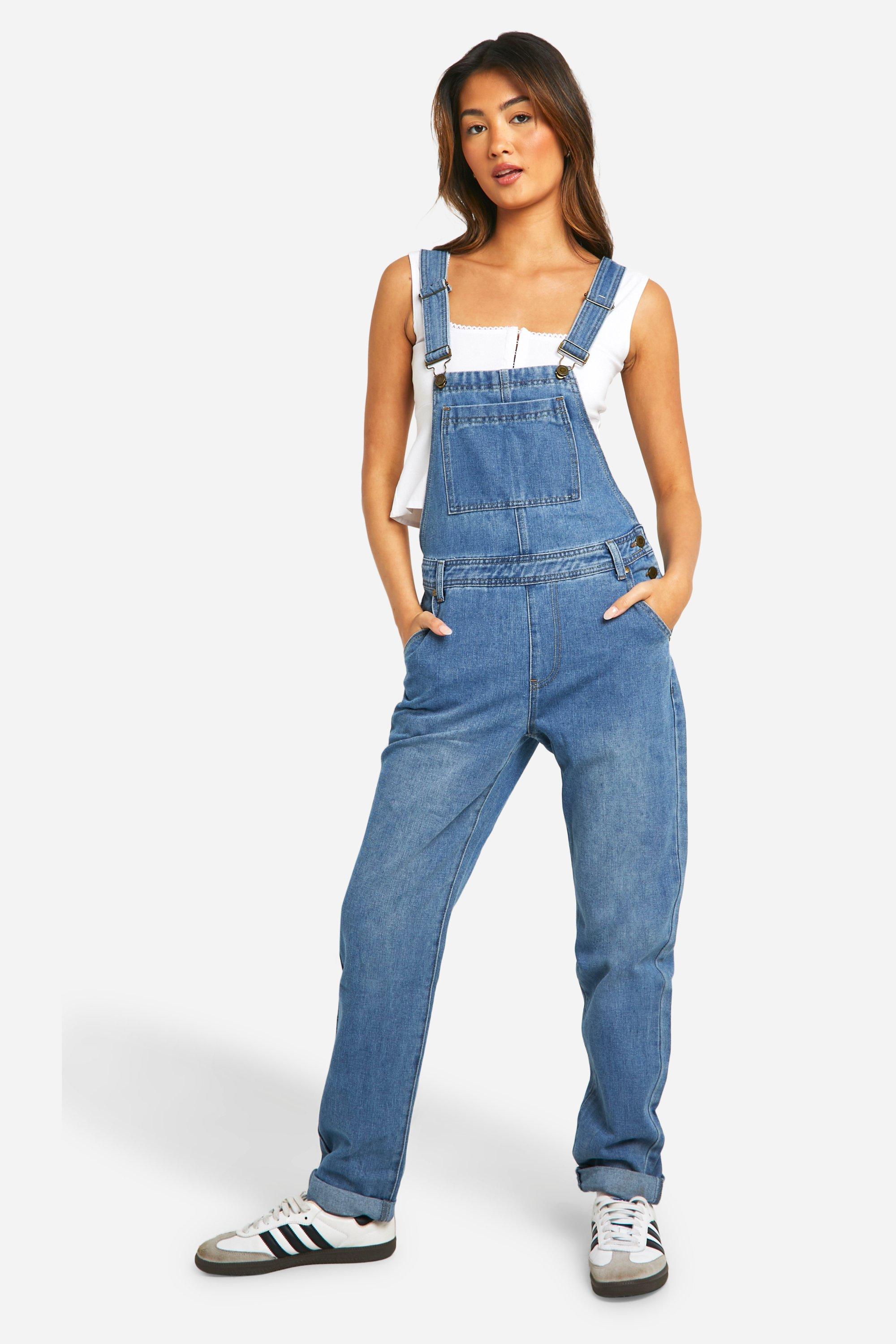 boyfriend denim dungarees