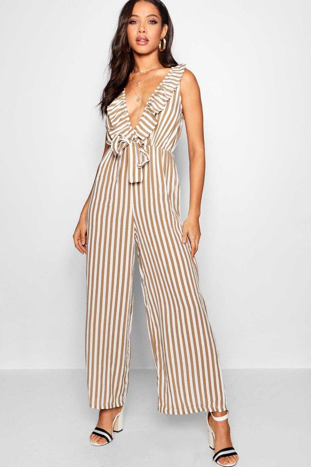 tie front jumpsuit