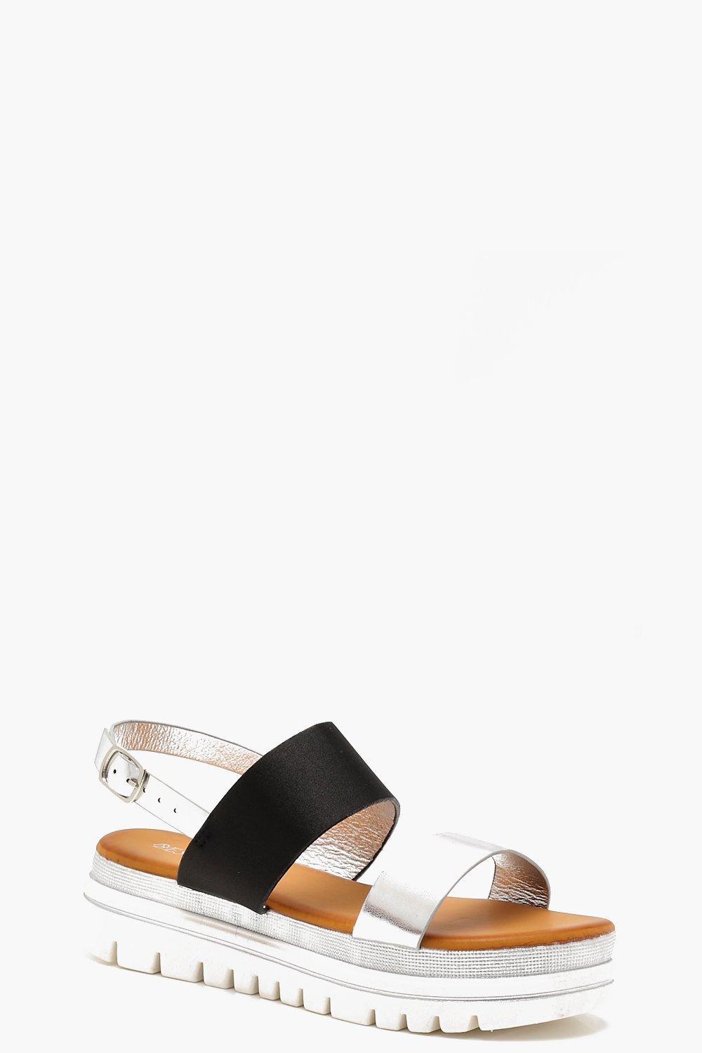 boohoo cleated sandals